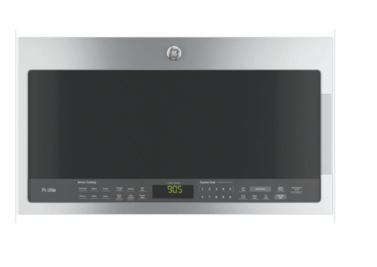 GE Profile 2.1 Cu.Ft. SpaceMaker Over-The-Range Microwave Oven Stainless Steel PVM2188SJC