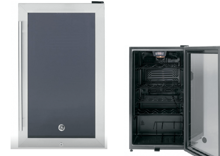 GE GWS04HAESS Under Counter Wine Refrigeration, 18 7/8" Width, 30 Wine Bottle Capacity, Stainless Steel colour