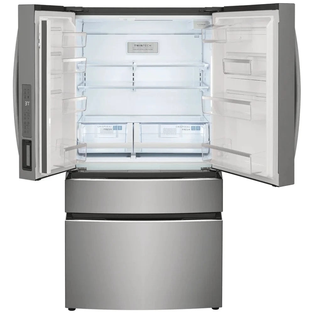 Frigidaire Gallery GRMN2872AF French Door Refrigerator, 36 inch Width, ENERGY STAR Certified, 27.2 cu. ft. Capacity, Water Dispenser (Interior), Ice Dispenser, Stainless Steel colour