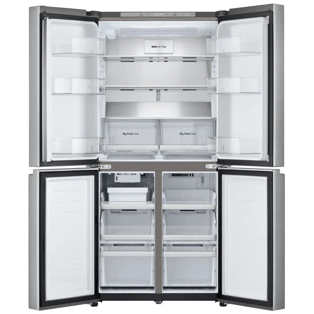 LG LF19C8200S Counter Depth French Door Refrigerator, 33 inch Width, ENERGY STAR Certified, 19 cu. ft. Capacity, Counter Depth, Ice Dispenser (Freezer Located), Stainless Steel color, Multi-Air Flow™, Smart Diagnosis™, ThinQ® Technology
