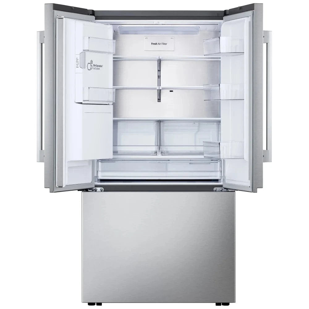 LG LF24Z6530S Bottom Freezer Counter Depth French Door Refrigerator, 36 inch Width, ENERGY STAR Certified, 23.7 cu. ft. Capacity, Counter Depth, Water Dispenser (Exterior), Ice Dispenser (Thru Door)