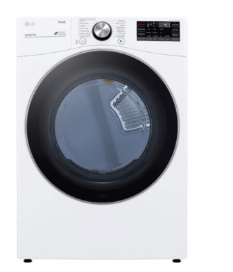 LG DLEX4200W / 4000 Dryer, 27" Width, Electric Dryer, 7.4 cu. ft. Capacity, Steam Clean, 14 Dry Cycles, 5 Temperature