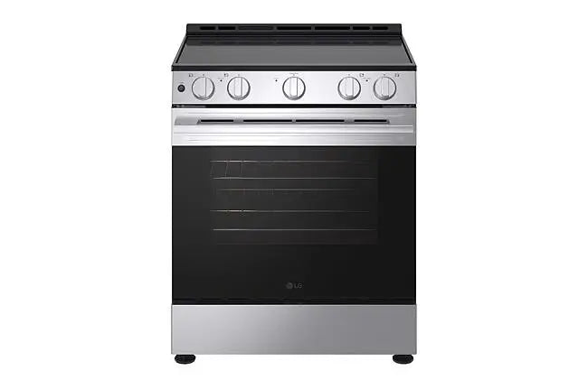 LG 30 in 6.3 cu ft. Stainless Steel Electric Slide-in Range with EasyClean and Pinch to Turn Safety Knobs Model LSEL6330YE