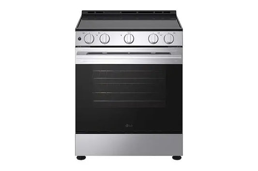 LG 30 in 6.3 cu ft. Stainless Steel Electric Slide-in Range with EasyClean and Pinch to Turn Safety Knobs  Model  LSEL6330YE