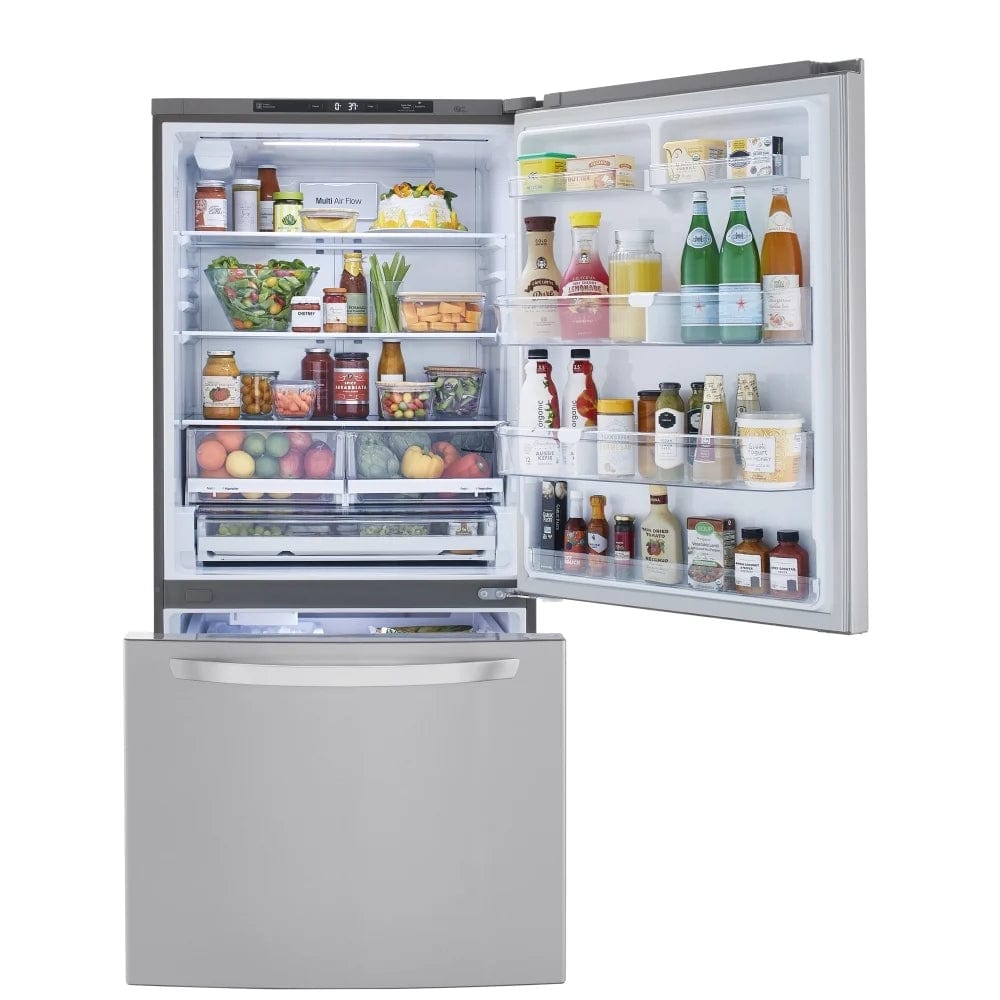 Bottom 33" Freezer Refrigerator, ENERGY STAR Certified, 26 cu ft cu. ft., Stainless Steel (LRDCS2603S)