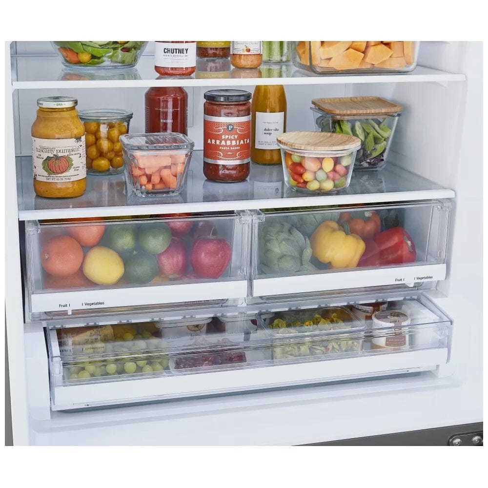 Bottom 33" Freezer Refrigerator, ENERGY STAR Certified, 26 cu ft cu. ft., Stainless Steel (LRDCS2603S)