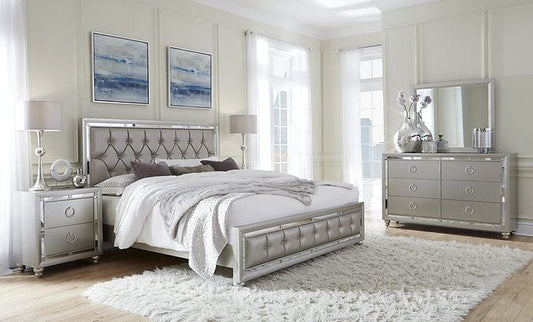Luna Ava including BED with Mattress support, Chest of Draws, Mirror, Night Stand