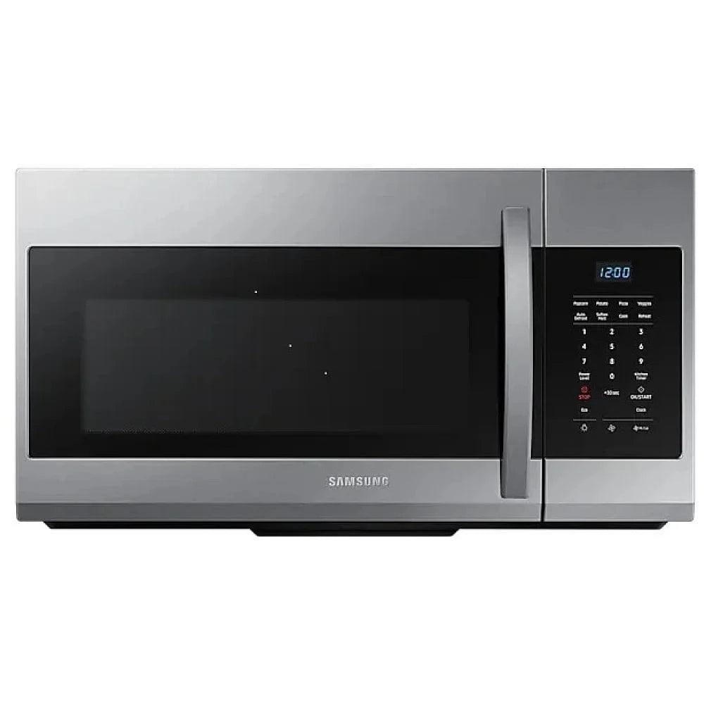 Samsung ME17R7011ES - ME17R7011ES/AC Over the Range Microwave, 30 inch Exterior Width, 1.7 cu. ft. Capacity, 300 CFM, 1,000 W Watts, Halogen , Stainless Steel color