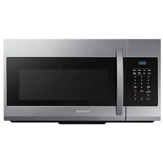 Samsung ME17R7011ES - ME17R7011ES/AC Over the Range Microwave, 30 inch Exterior Width, 1.7 cu. ft. Capacity, 300 CFM, 1,000 W Watts, Halogen , Stainless Steel color