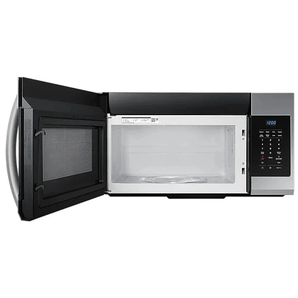 Samsung ME17R7011ES - ME17R7011ES/AC Over the Range Microwave, 30 inch Exterior Width, 1.7 cu. ft. Capacity, 300 CFM, 1,000 W Watts, Halogen , Stainless Steel color