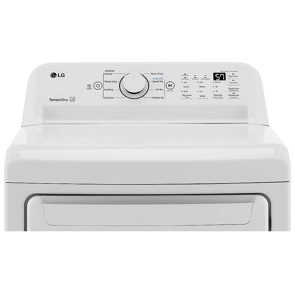 LG 7.3 cu. ft. Ultra Large Capacity Electric Dryer with Sensor Dry Technology (DLE7000W)