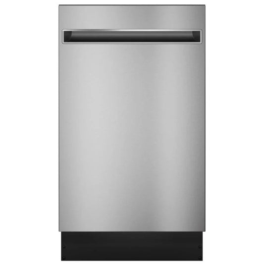 GE Profile PDT145SSLSS Dishwasher, 18 inch Exterior Width, 47 dB Decibel Level, Fully Integrated, Stainless Steel (Interior), 3 Wash Cycles, 8 Capacity (Place Settings), Hard Food Disposal, Wifi Enabled, Stainless Steel color Category: Dishwashers