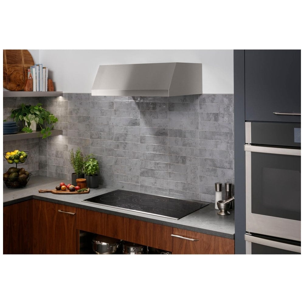 GE Profile PEP7030DTBB Electric Cooktop, 30 inch Exterior Width, 4 Burners, 3,100 Watts Highest Burner Element, Black color