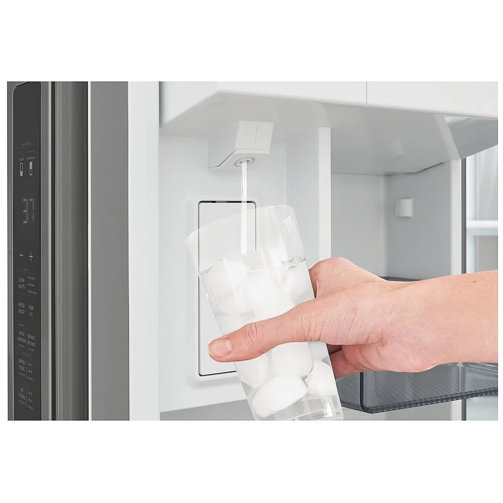 Frigidaire Professional PRFG2383AF Counter Depth French Door Refrigerator, 36 inch Width, ENERGY STAR Certified, 23.3 cu. ft. Capacity, Counter Depth, Water Dispenser (Interior), Ice Dispenser (Freezer Located), Stainless Steel colour