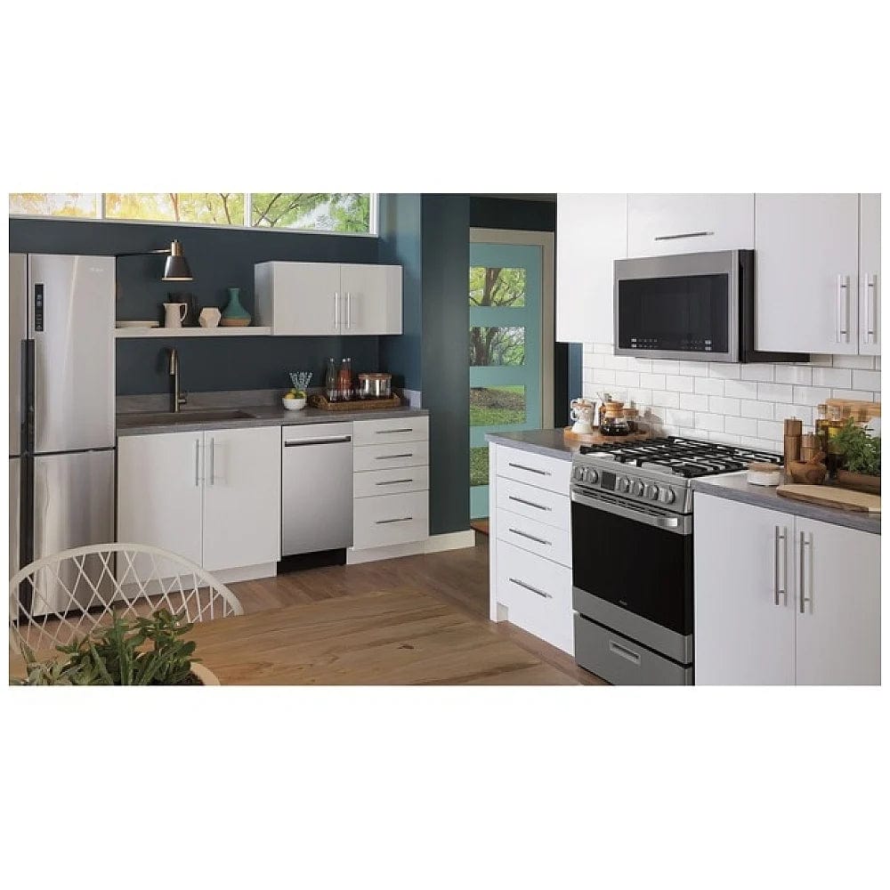 Haier QDT125SSLSS Dishwasher, 18" Exterior Width, 47 dB Decibel Level, Fully Integrated, Stainless Steel (Interior), 3 Wash Cycles,