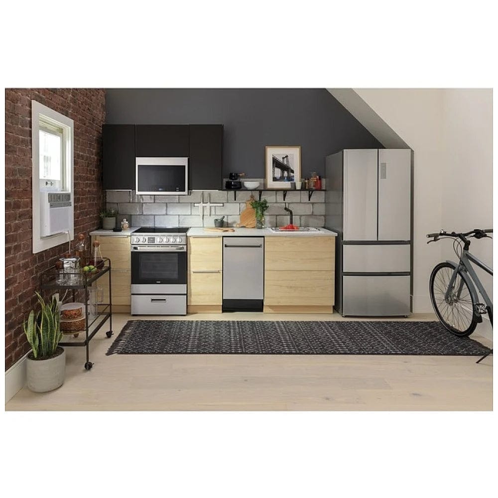 Haier QDT125SSLSS Dishwasher, 18" Exterior Width, 47 dB Decibel Level, Fully Integrated, Stainless Steel (Interior), 3 Wash Cycles,
