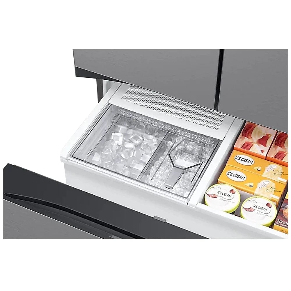 Samsung Bespoke RF30BB6200QLAA French Door Refrigerator, 36 inch Width, ENERGY STAR Certified, 30.1 cu. ft. Capacity, Stainless Steel colour Twin Cooling Plus, Dual Ice Maker with Ice Bites, Autofill water pitcher