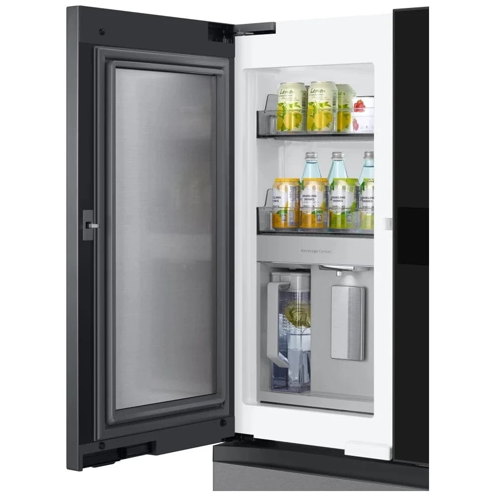 Samsung Bespoke RF90F23BECRAA Counter Depth, 36 inch Width, ENERGY STAR Certified, 23 cu. ft. Capacity, Counter Depth, Custom Panel Ready, Water Dispenser (Interior), Ice Dispenser (Freezer Located) Open Box 1 Year Warranty