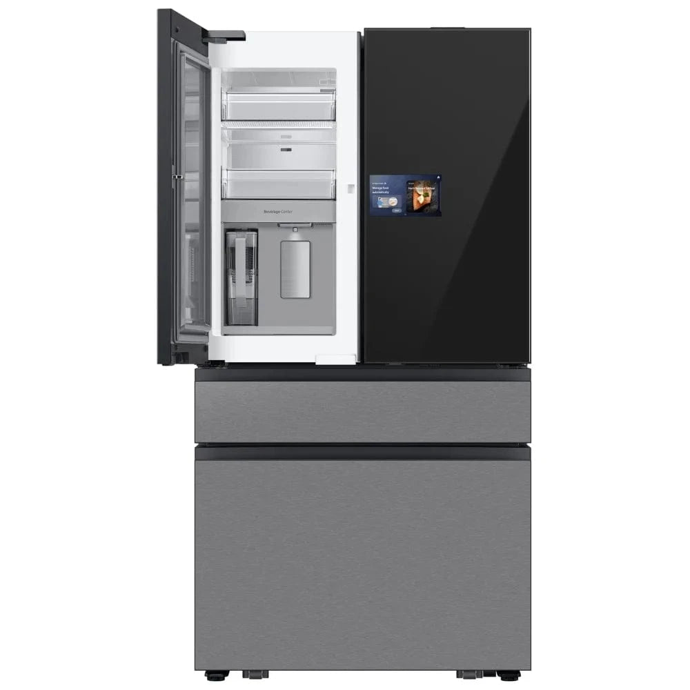 Samsung Bespoke RF90F23BECRAA Counter Depth, 36 inch Width, ENERGY STAR Certified, 23 cu. ft. Capacity, Counter Depth, Custom Panel Ready, Water Dispenser (Interior), Ice Dispenser (Freezer Located) Open Box 1 Year Warranty