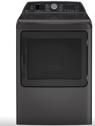 GE Profile PTD70EBMTDG Dryer, 26 31/32" Width, Electric Dryer, 7.4 cu. ft. cu. ft., Steam Clean, 11 Dry Cycles, 5 Temperature Settings, Steel Drum, Wifi Enabled, Diamond Grey colour