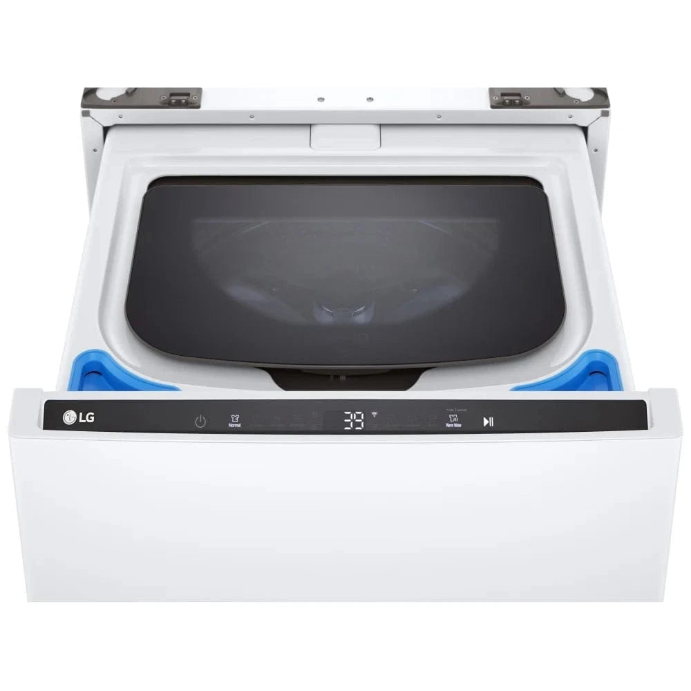 LG WD300CW Pedestal, White color 27'' Side Kick™ Pedestal Washer, Smart Diagnosis™, Control Lock