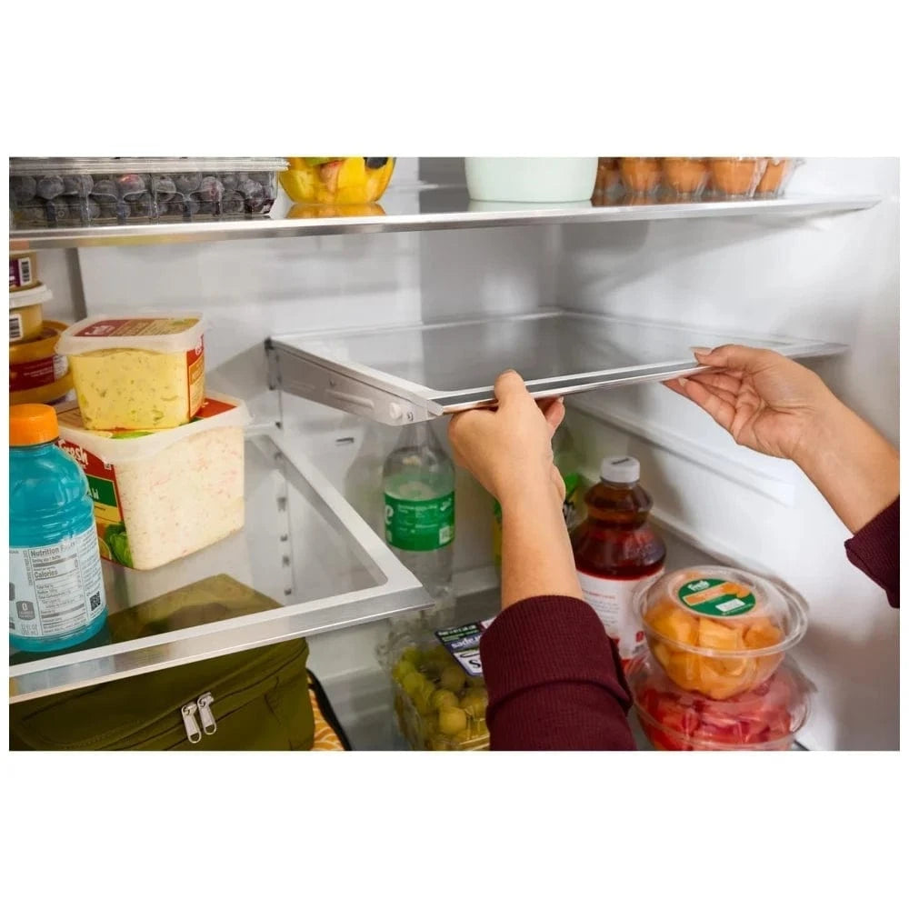 Whirlpool WRFF3336SZ French Door Refrigerator, 36 inch Width, ENERGY STAR Certified, 31 cu. ft. Capacity, Water Dispenser (Interior), Ice Dispenser (Freezer Located), Finger Print Resistant Stainless Steel color