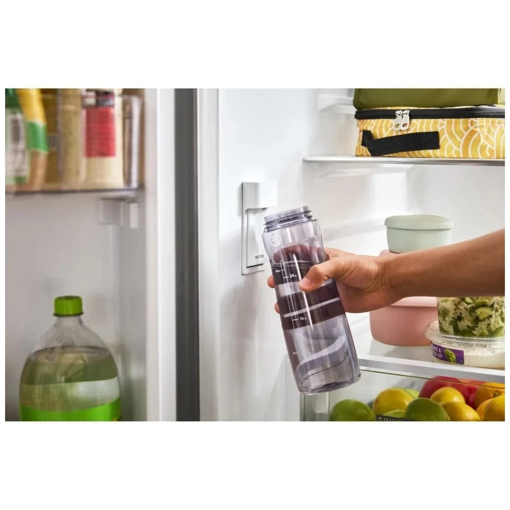 Whirlpool WRFF3336SZ French Door Refrigerator, 36 inch Width, ENERGY STAR Certified, 31 cu. ft. Capacity, Water Dispenser (Interior), Ice Dispenser (Freezer Located), Finger Print Resistant Stainless Steel color