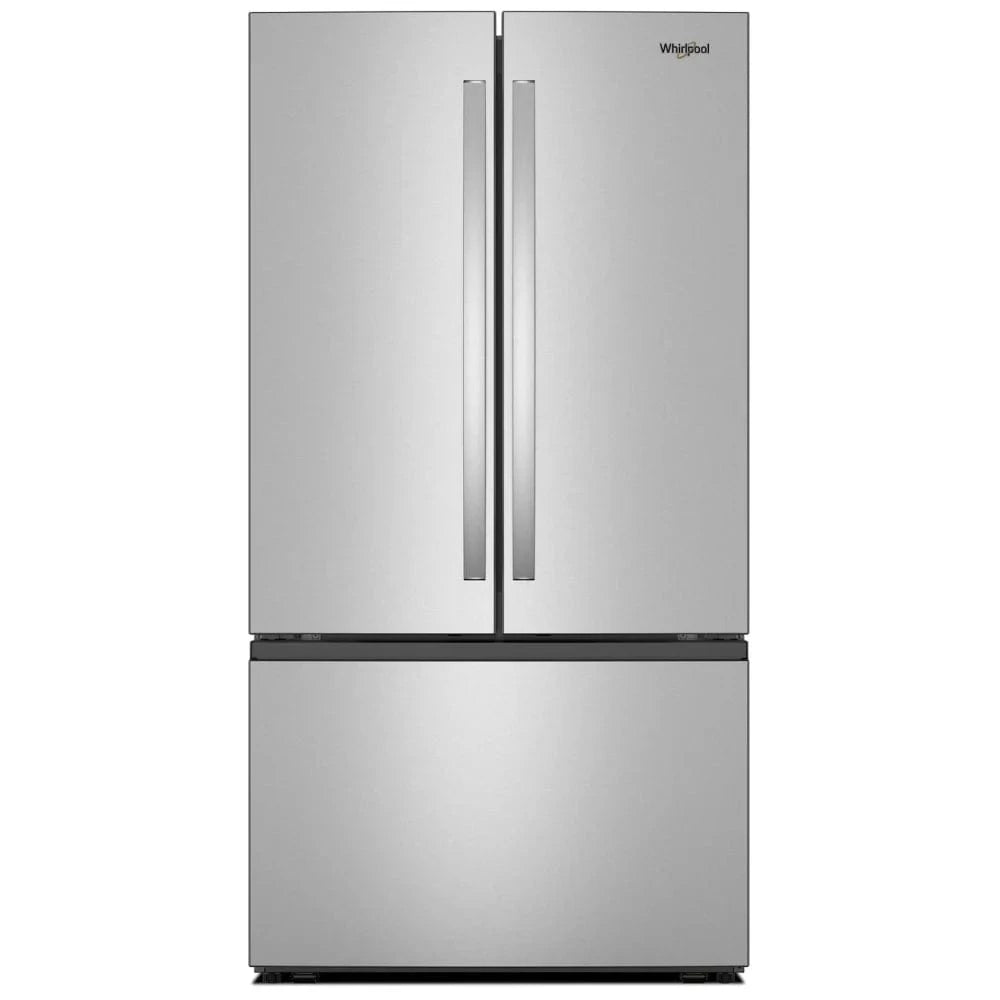 Whirlpool WRFF3336SZ French Door Refrigerator, 36 inch Width, ENERGY STAR Certified, 31 cu. ft. Capacity, Water Dispenser (Interior), Ice Dispenser (Freezer Located), Finger Print Resistant Stainless Steel color
