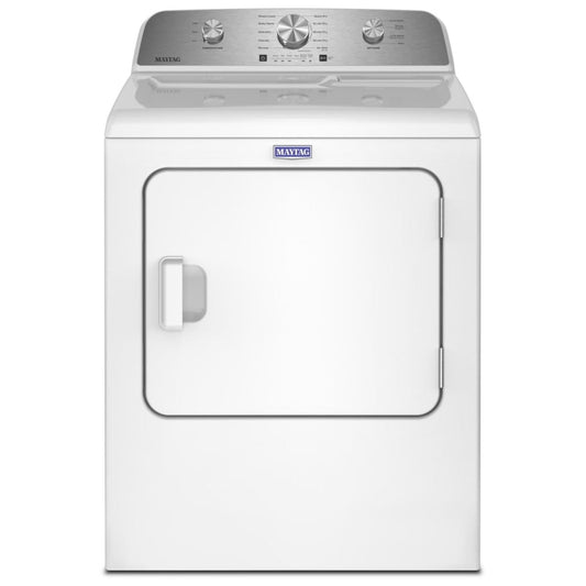 Maytag YMED4205SW Electric Dryer, 7.0 cu. ft. Dryer Capacity, 10 Dry Cycles, 3 Temperature Settings, Steel Drum, White color