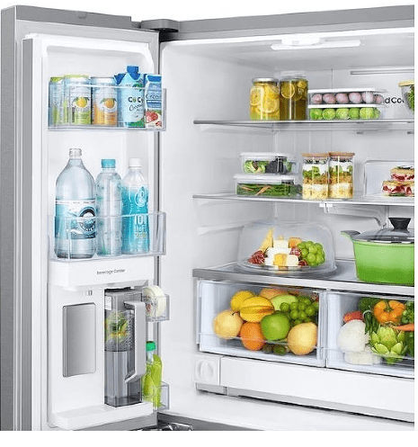 Samsung RF25C5551SR - RF25C5551SR/AA French Door Refrigerator, 33" Width, ENERGY STAR Certified, 24.5 cu. ft. Capacity, Stainless Steel colour Internal Beverage Center, Dual Ice Maker, AutoFill Water Pitcher