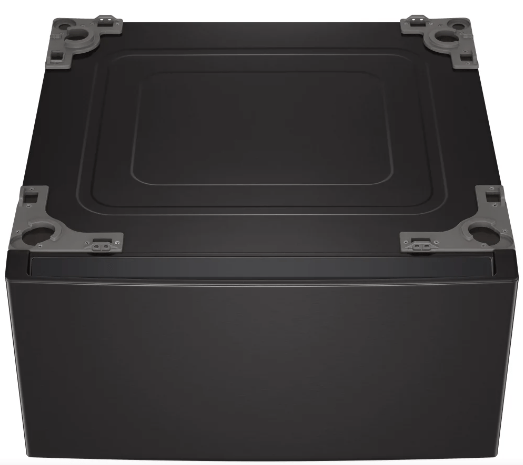LG WDP6B Pedestal, 27" Width, Black Stainless Steel colour Laundry Pedestal