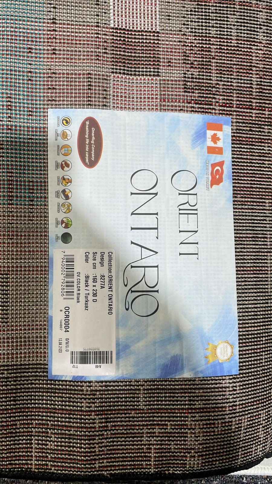 ORIENT 5 x 8 Ft. Design No. 8277A