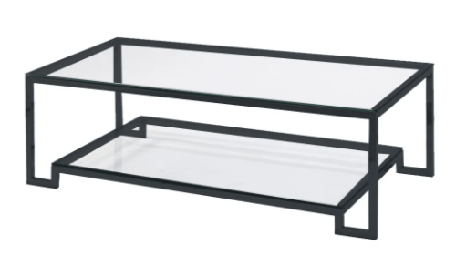 KRISTA Black Coffee Table GY-CT004BLK S Matt black powder coated