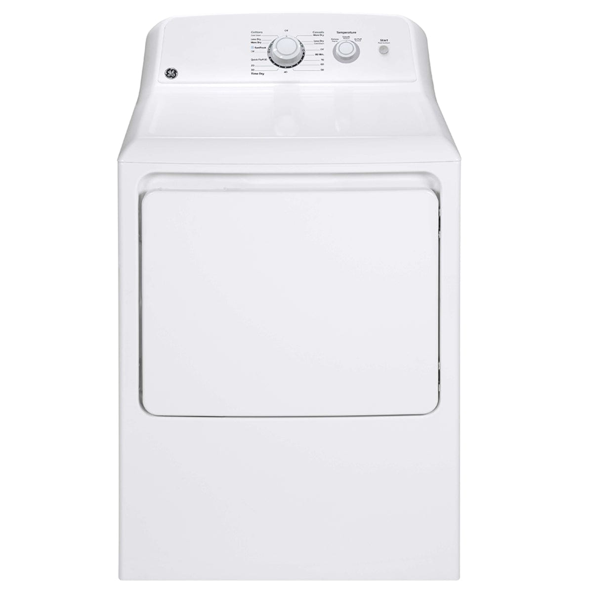 GE 27 Inch W, 6.2 cu.ft. Top Load Electric Dryer with Sani Fresh Cycle White Model # GTX22EBMRWW