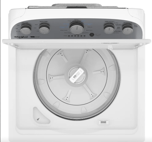 Whirlpool WTW4957PW Top Load Washer, 28 inch Width, Agitator, 4.5 cu. ft. Capacity, 12 Wash Cycles, 680 RPM Washer Spin Speed, White colour 2-in-1 Removable Agitator