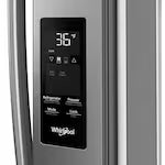 Whirlpool 36-Inch W 31 cu. ft. French Door Refrigerator with Ice Maker in Fingerprint Resistant Stainless Steel - ENERGY STAR® Model WRFF3136SZ|