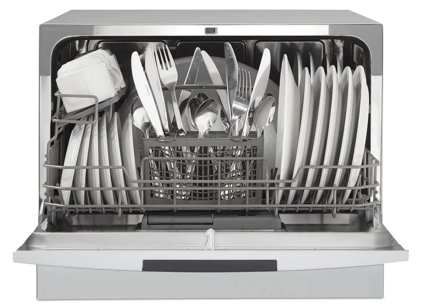 Danby 22" 54dB Portable Dishwasher with Stainless Steel Tub (DDW631SDB) - Stainless Steel/Silver