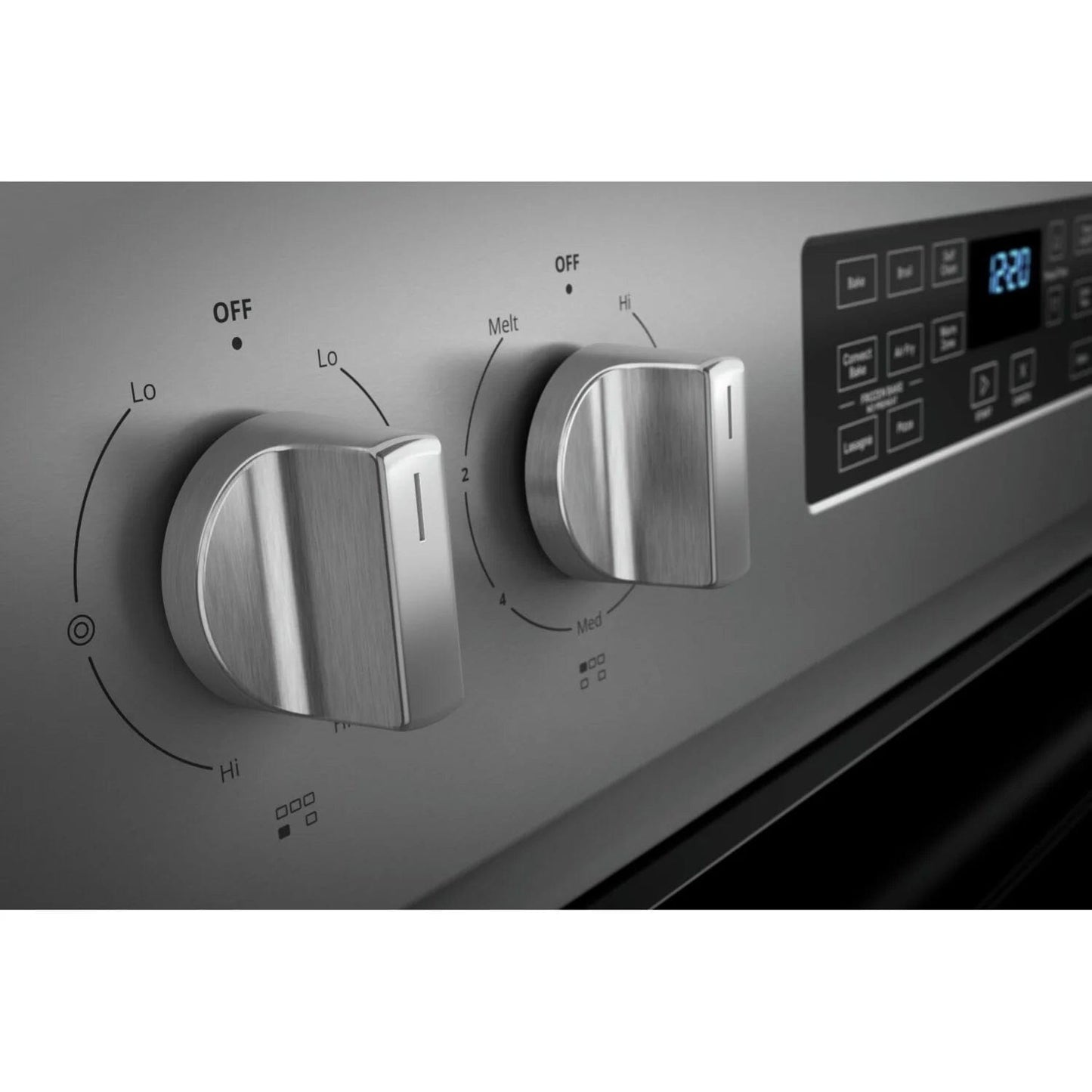 Whirlpool Electric Range (YWFE550S0LZ): 30 inch Exterior Width, Self Clean, Convection, 5 Burners, 5.3 cu. ft. Capacity Storage Drawer -- Stainless Steel color