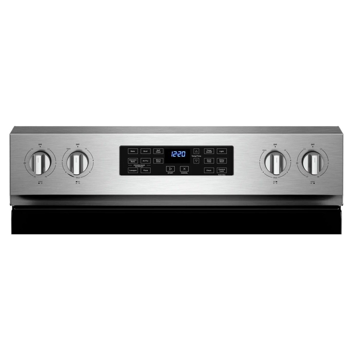 Whirlpool Electric Range (YWFE550S0LZ): 30 inch Exterior Width, Self Clean, Convection, 5 Burners, 5.3 cu. ft. Capacity Storage Drawer -- Stainless Steel color