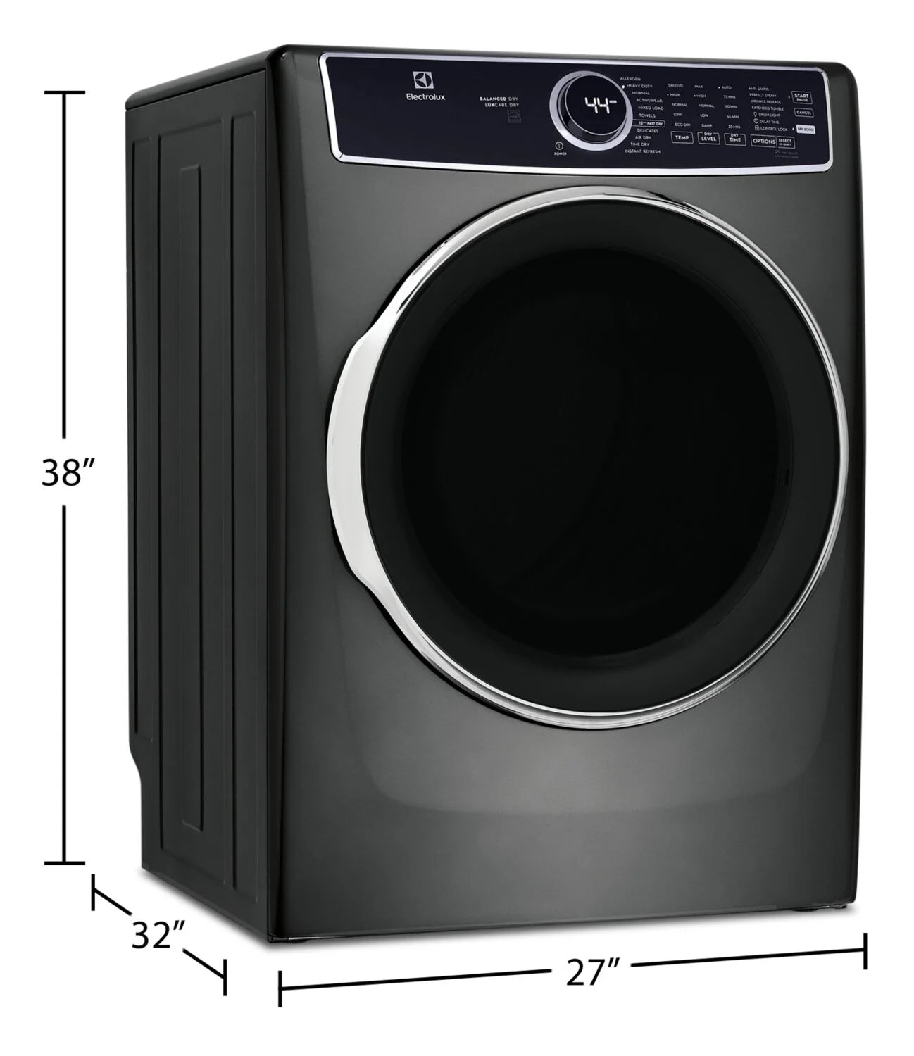 Front Load Perfect Steam™ Gas Dryer with Lux Care® Dry and Instant Refresh – 8.0 Cu. Ft. ELFG7637AT