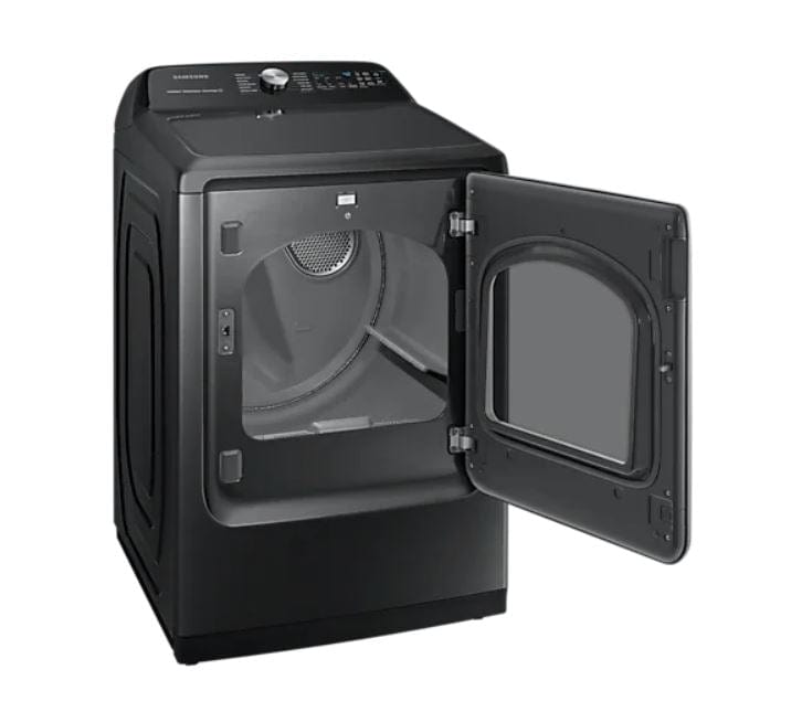 Samsung 7.4 Cu.Ft. Electric Dryer with Steam Black Stainless Steel (DVE50A5405V/AC)