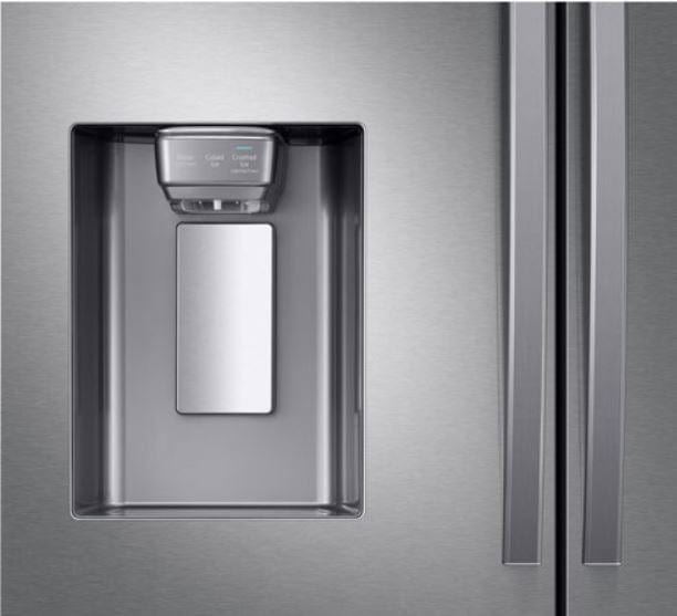 Samsung - 35.8 Inch 22.6 cu. ft French Door Refrigerator in Stainless - RF28R7201SR