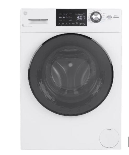 GE Compact Washer, 24 inch Width, 2.8 cu. ft. Capacity, Steam Clean, 14 Wash Cycles, White All-In-One Washer & Dryer GFQ14ESSNWW