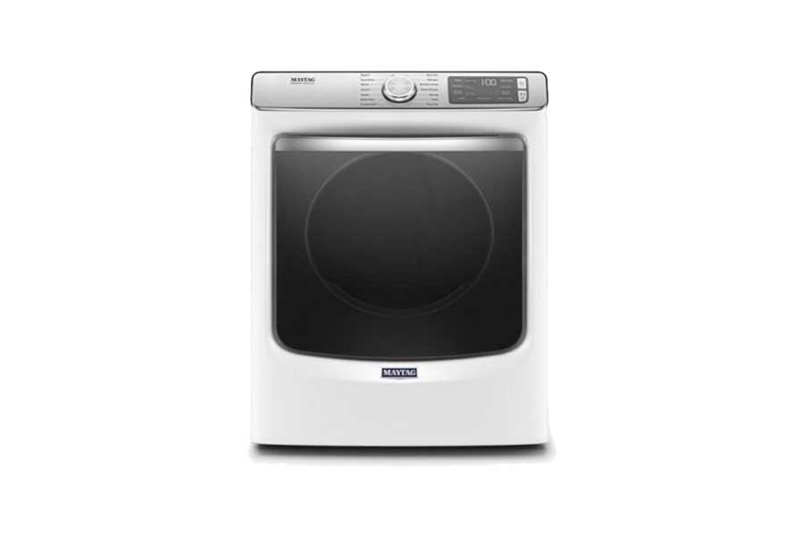 Maytag Smart Front Load 7.3 Cu Ft Electric Dryer with extra power & advanced moisture sensing white (YMED5630HW1)