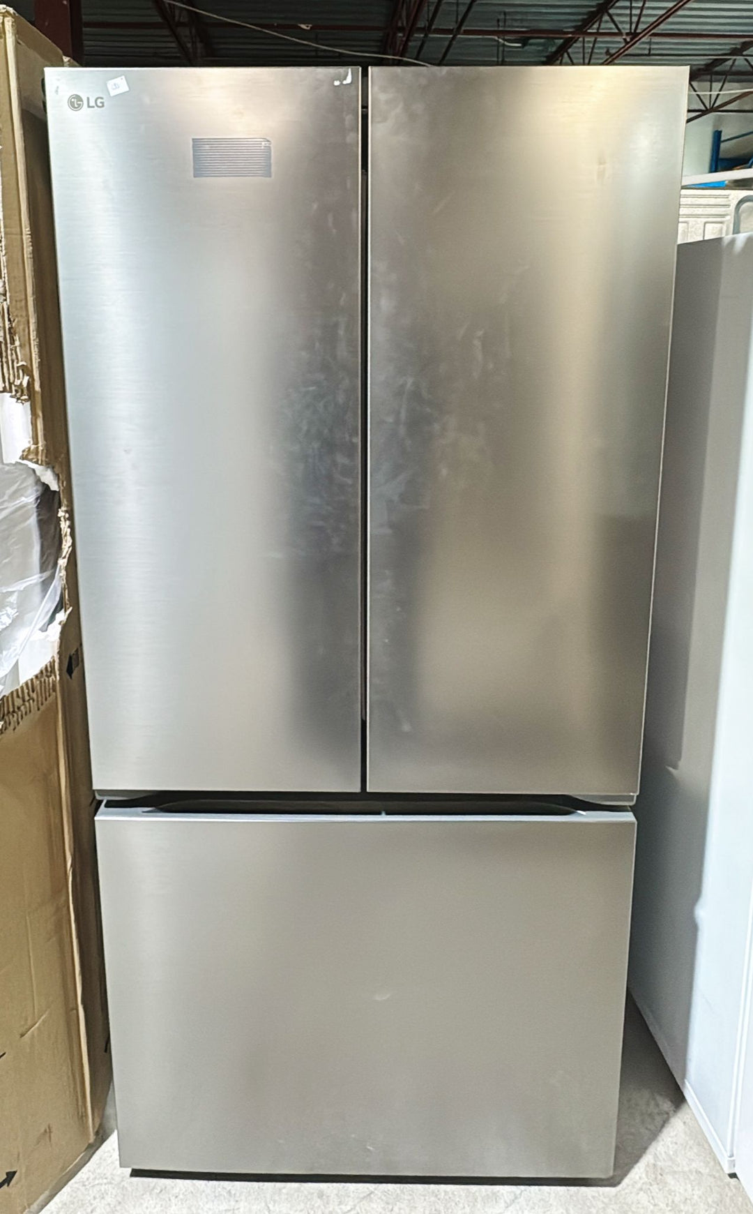 LG 33 in. 20.8 cu ft. Stainless Steel Look Counter-Depth MAX French Door Refrigerator Model  LF21C6000V