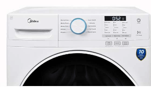 MIDEA 5.2 Cu. Ft. Front Load Washer  MLH52N5AWW Stackable
