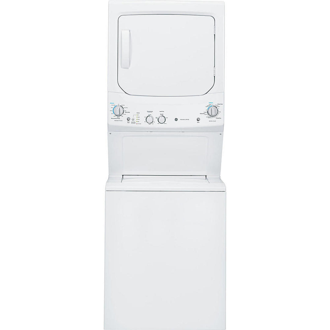 Electric Unitized Spacemaker 4.4Cu. Ft. (IEC) Washer / 5.9 Cu. Ft. Dryer White GE - gud27esm1ww