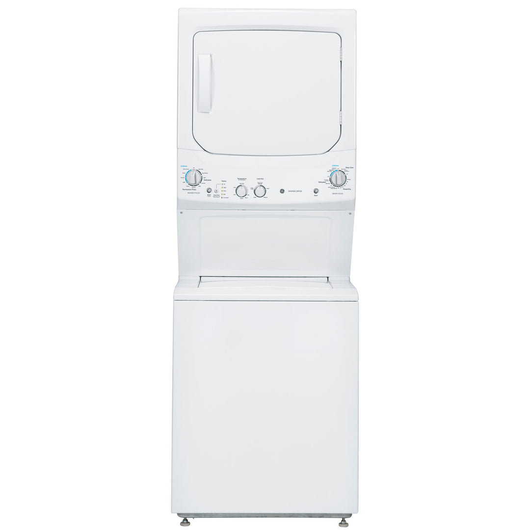 GE 4.4 Cu. Ft. Electric Washer & 5.9 Cu. Ft. Dryer Laundry Centre (GUD27ESMMWW) - White