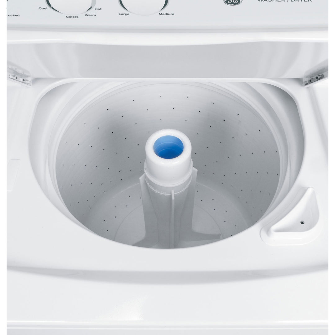 GE 4.4 Cu. Ft. Electric Washer & 5.9 Cu. Ft. Dryer Laundry Centre (GUD27ESMMWW) - White