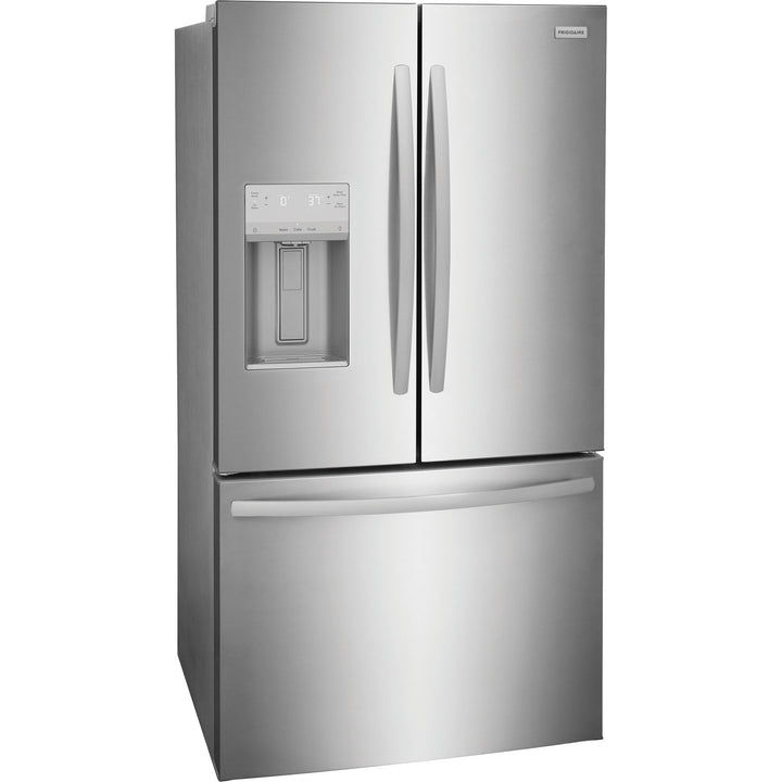 Frigidaire FRFS2823AD French Door Refrigerator, 36 inch Width, 27.8 cu. ft. Capacity, Water Dispenser (Exterior), Ice Dispenser (Thru Door), ENERGY STAR Certified, Black Stainless Steel colour